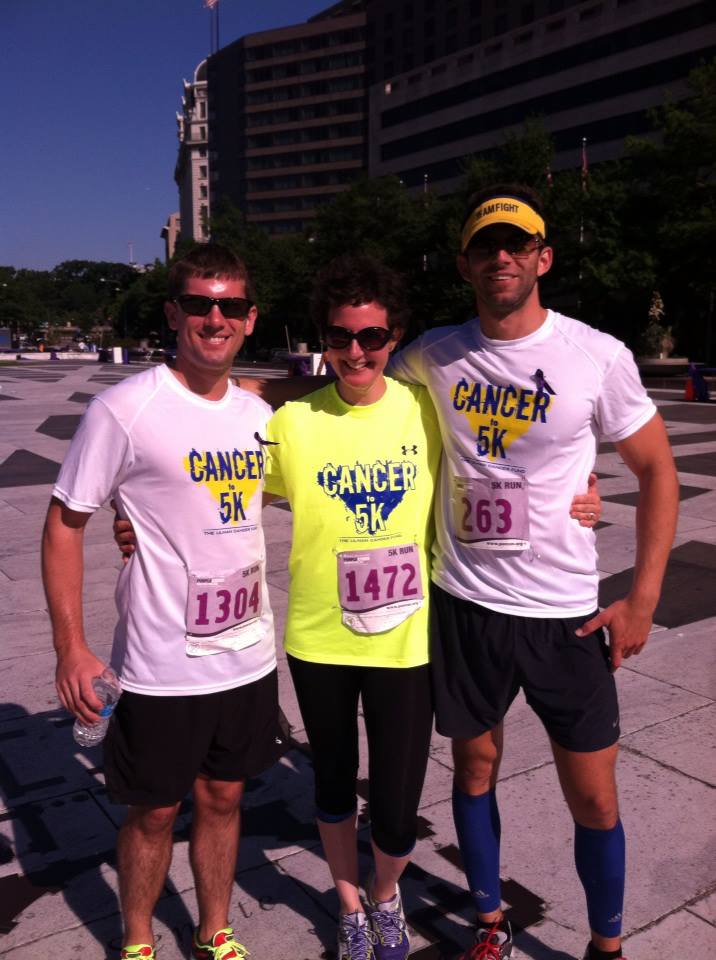 Charlotte at her Cancer to 5K run.