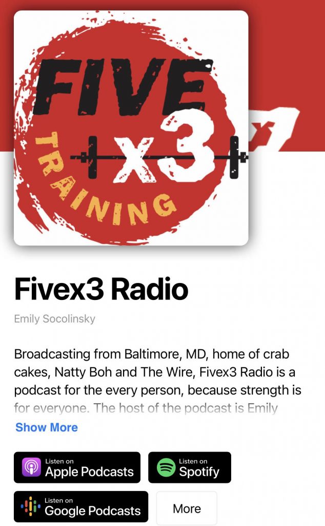 Fivex3 Radio: Mental Health and Strength Training (Episode 13)